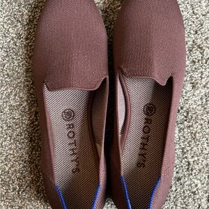 *Retired* Rothy's Lounge Loafer - Deep Purple/Eggplant Slip-On Washable Shoes